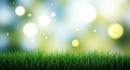 Fototapeta premium Celebrating world environment day with lush green nature background