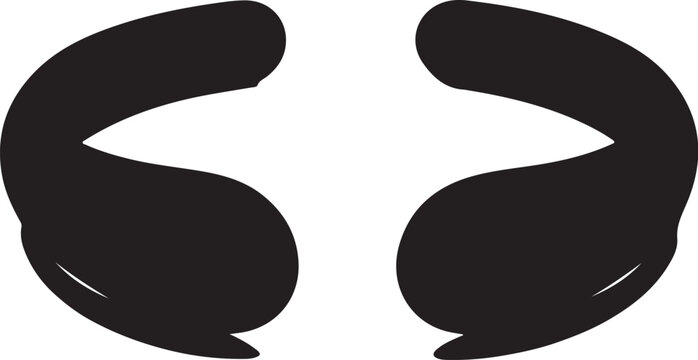 Set of 2 quote bubble icons vector