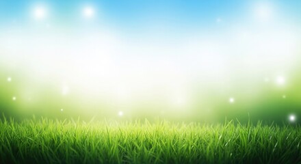 Fototapeta premium Celebrating world environment day with a lush green landscape and sunshine