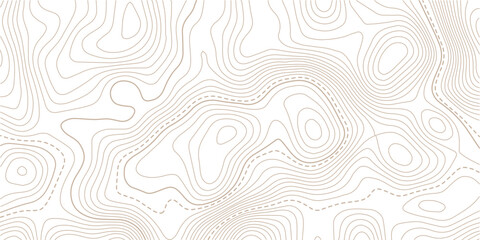 abstract diagram discovery topographic map banner texture background.Geographic line map with elevation assignments. Contour background geographic grid. Vector illustration. © NAZMA