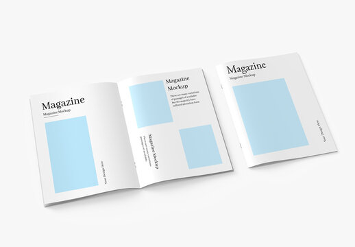 Editable Magazine Cover Mockup
