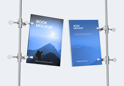 Isolated Softcover Book Mockup
