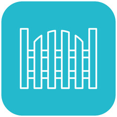 Obraz premium Fence Icon