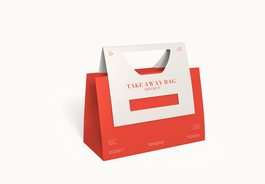 Takeaway Packaging Bag Mockup