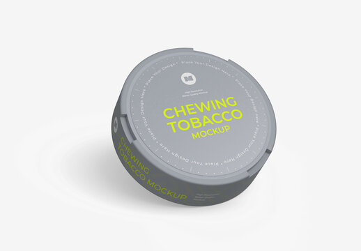Chewing Tobacco Box Packaging Mockup