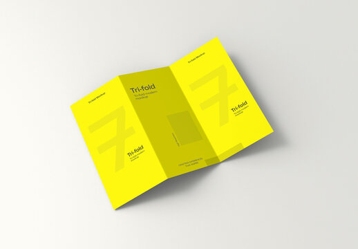 Tri-fold Brochure Mockup