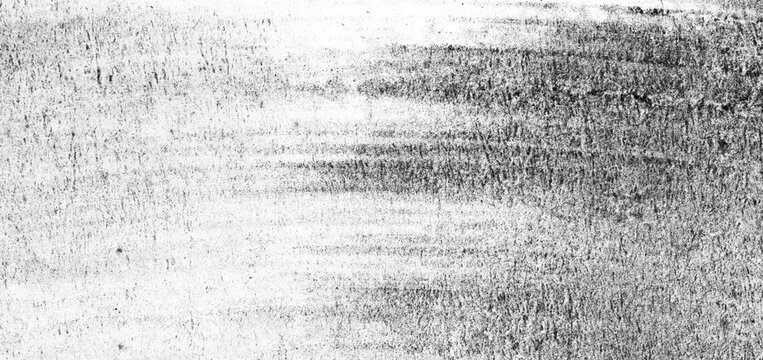 High-contrast charcoal rub texture with soft gradient fade, horizontal wipe streaks, gritty grain, and subtle speckling. Distressed abstract overlay isolated on transparent PNG.