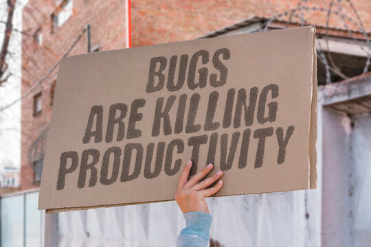 "Bugs Are Killing Productivity" Unresolved bugs are silently killing productivity across every team that relies on this software. BUG. FIXES. TECH. CODE. QUALITY.
