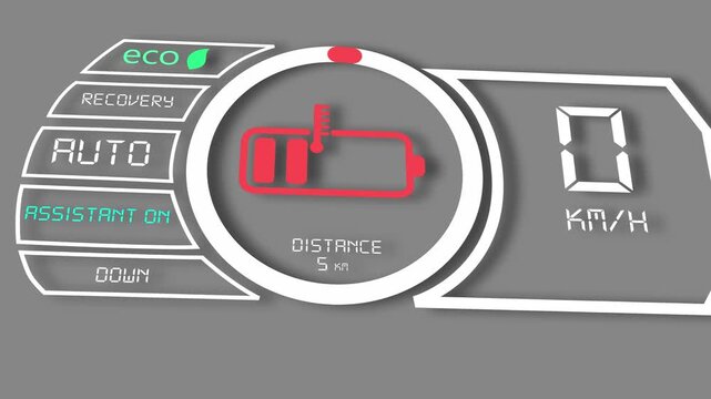 Blue rechargeable battery cells on fire with yellow hazard warning triangle and safety zone marking