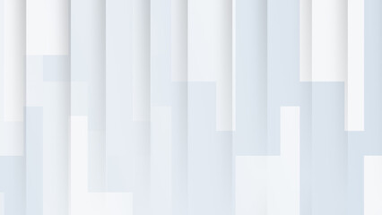 Obraz premium Light blue abstract geometric background with layered rectangles and soft shadows. Clean minimal design suitable for corporate presentations, technology visuals, websites and digital layouts.