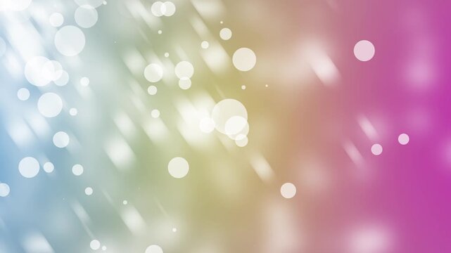 Bokeh gradient with diagonal light streaks, Bokeh and sparkles abstract background animation