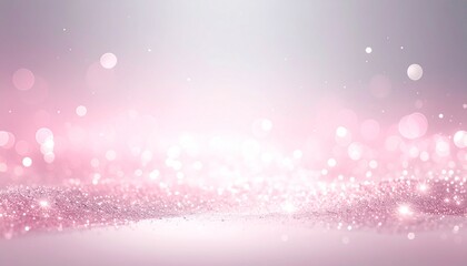 グレイッシュピンク光ボケ広がるエレガント余白背景素材
