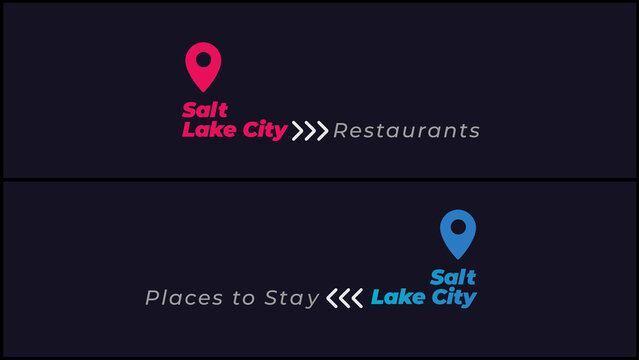 Modern City Travel Navigation Title