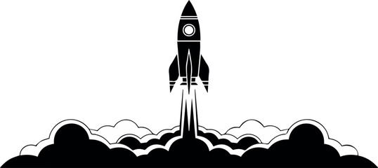 rocket launch for startup pitch © Icons Queen