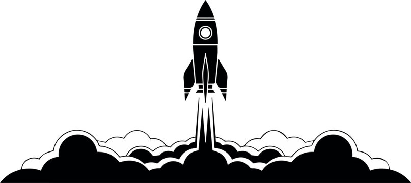 rocket launch for startup pitch