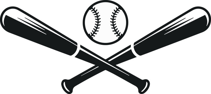 Baseball coaching play diagram with bats