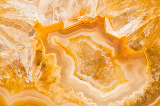 Carnelian structure, closeup