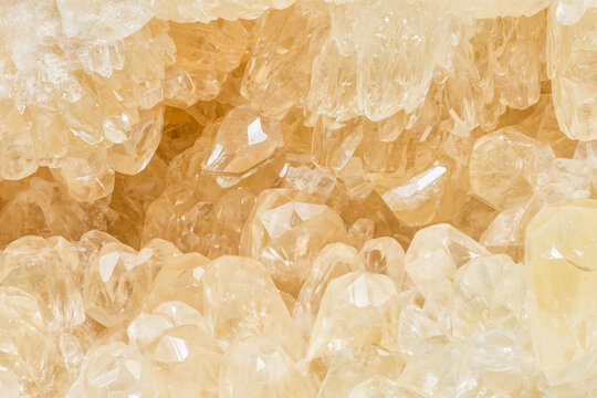 Crystal background, close up