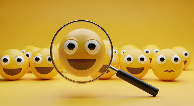 April fools day smiles and pranks a collection of playful emojis on yellow background