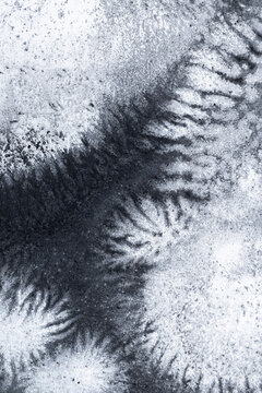 Abstract pattern of Laguna Espejo salt flats