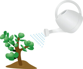 Metal water can. vector illustration © marijaobradovic