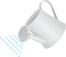 Metal water can. vector illustration © marijaobradovic