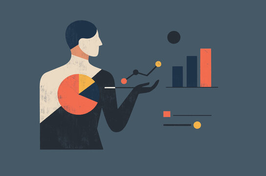 Abstract depiction of data analysis and intelligence