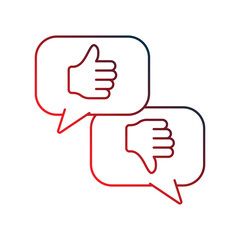 Feedback icon with white background vector stock illustration