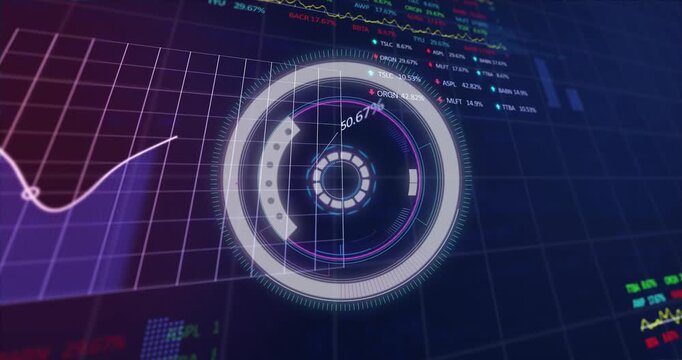 A digital animation of a colour and movement concept