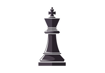 Fototapeta premium Black Chess King Piece Closeup.