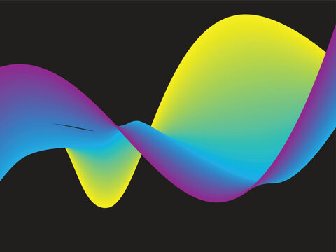 Modern Abstract Liquid Wave Background with Vibrant Gradient