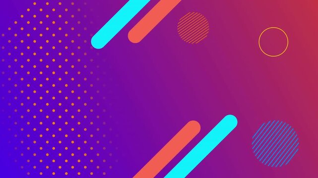 Animation of comic speech bubbles with comic sound effects texts
