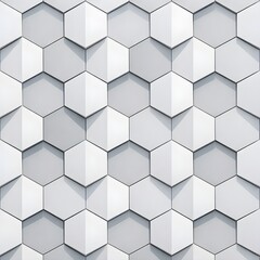 Fototapeta premium Hexagonal Architecture Facade Geometric Pattern Background