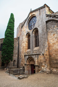 Exterior of the Cistercian Abbey of Fontfroide in France