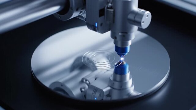 Precision Laser Engraving Machine Working on a Reflective Surface