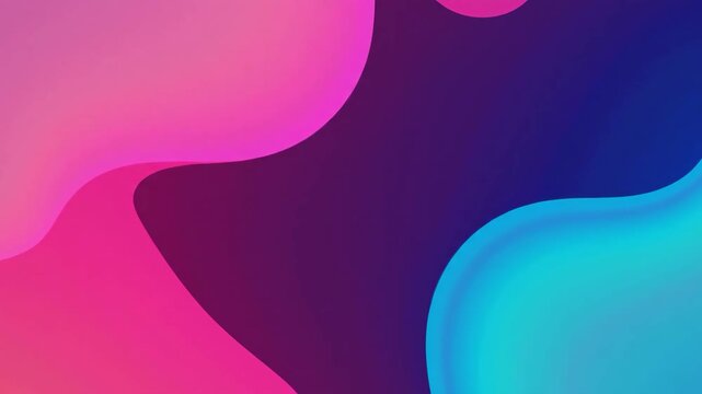 Fluid Gradient Abstract Pink with Blue, and and Purple Flow Trendy backdrop.