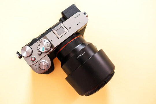 15 MAR 2026 Kyiv, Ukraine: Sony A7CII small full frame camera
