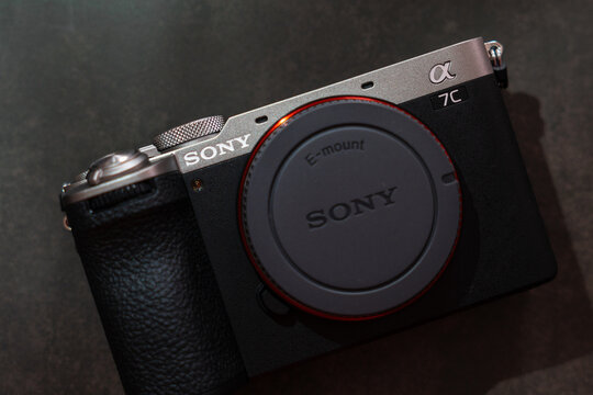 15 MAR 2026 Kyiv, Ukraine: Sony A7CII small full frame camera