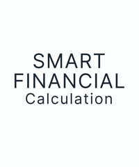 Fototapeta premium Smart Financial Calculation Concept with Digital Calculator, Budget Planning Analysis, Investment Math Strategy, Financial Data Processing and Business Accounting Analytics Illustration