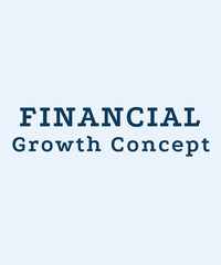 Fototapeta premium Financial Growth Concept Illustration with Rising Profit Chart, Investment Growth Strategy, Business Success Analytics, Wealth Management Planning and Economic Development Visualization for Corporate.