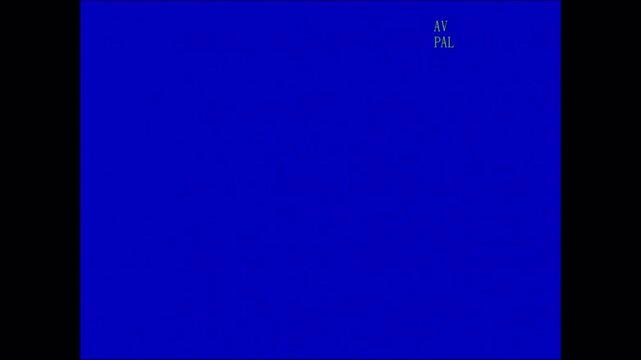Blue Screen of Death with Text Overlay on Black Background.