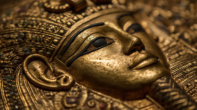 Egyptian Gold Pharaoh Mask
