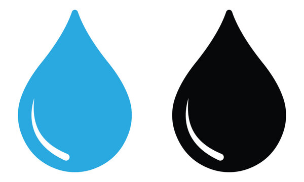 Water drop shape.