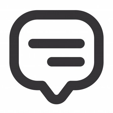 Message animation icon for social media, presentations, videos, websites. alpha channel