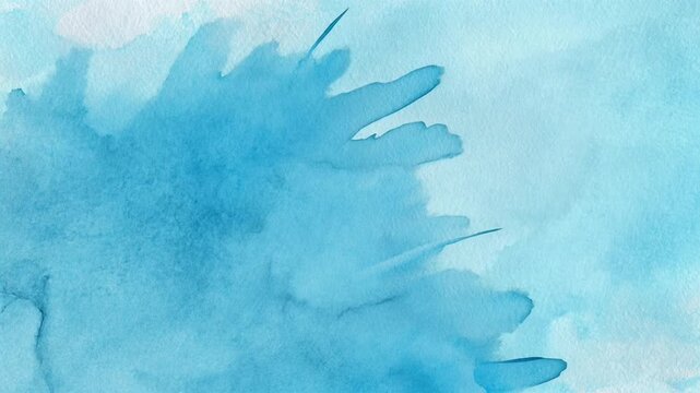 Blue watercolor abstract texture paint background splash artistic soft gradient wash gentle cloud pattern creative design soft blue watercolor abstract background texture artistic paint splash subtle