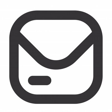 Mail animation icon for social media, presentations, videos, websites. alpha channel
