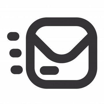 Mail Fast animation icon for social media, presentations, videos, websites. alpha channel