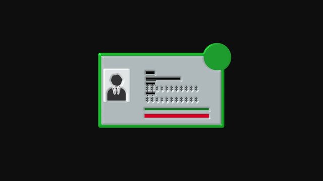 Gray rectangular object with small central black square highlighted by green border. Gray rectangular object abstract design concept. Gray rectangular object digital interface visual.