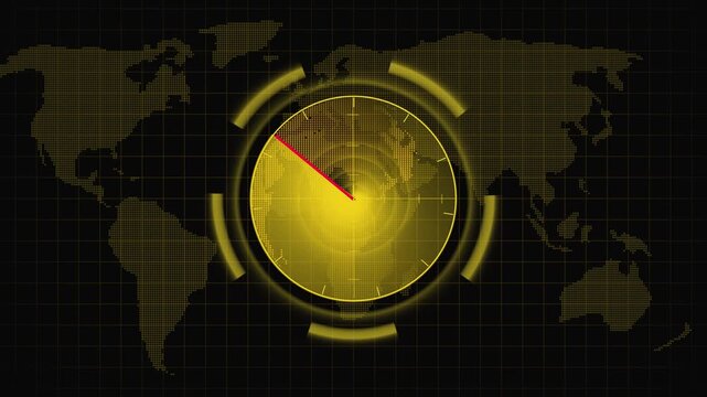 Digital surveillance targeting a global map with crosshair focus. Digital surveillance futuristic monitoring technology concept. Digital surveillance global tracking interface visual.