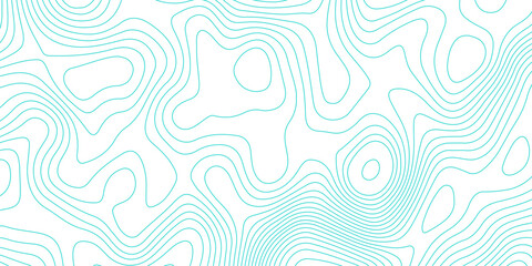 Topographic map background with geographic grid for hiking and mountain sport. luxury topographic wavy pattern and geographic grid map design. paper texture Imitation of a geographical map shades. © Abdur Rahman Safin 